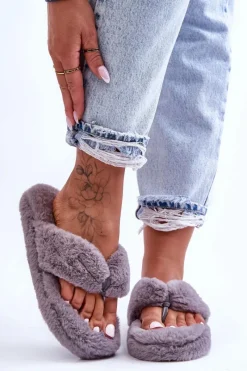 Kapcie Klasyczne|Klapki Z Futerkiem><noscript><img width=