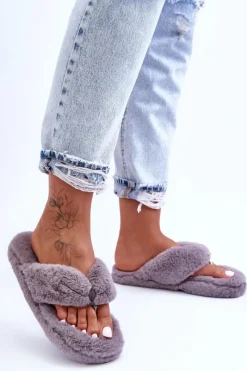 Kapcie Klasyczne|Klapki Z Futerkiem><noscript><img width=