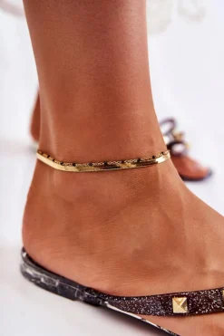 Sale Boto Damskie Gumowe Klapki Japonki Czarne Monise