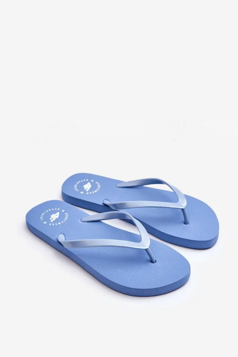 New 4F Damskie Japonki Klapki SS23FFLIF064-34S Niebieskie