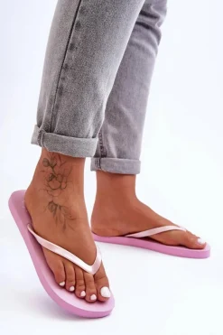 Discount Damskie Japonki Klapki SS23FFLIF064-56S Różowe Damskie Klapki Damskie Japonki|Klapki Damskie Klasyczne