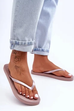 Hot 4F Damskie Japonki Klapki SS23FFLIF064-83S Beżowe