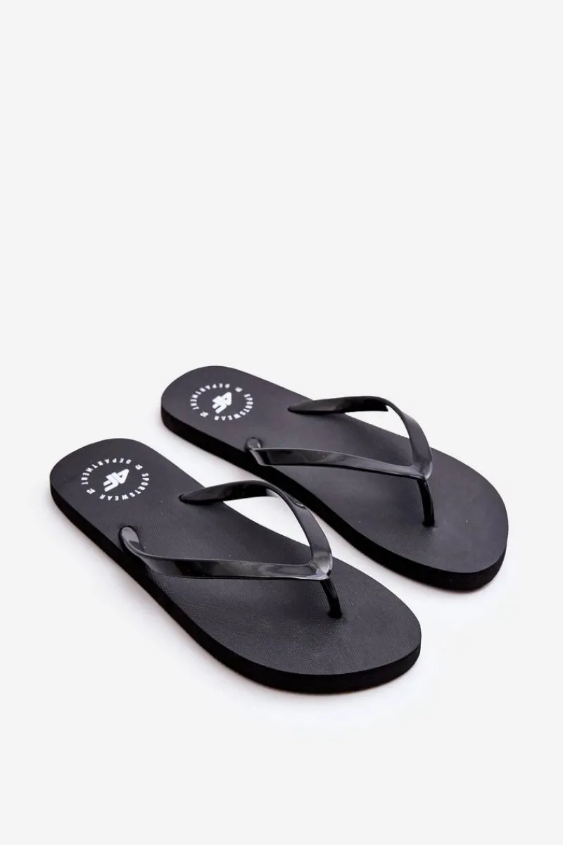 Klapki Damskie Japonki|Klapki Damskie Klasyczne>4F Damskie Japonki Klapki SS23FFLIF064-21S Czarne