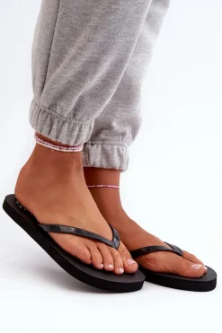 Online Damskie Japonki Klapki MM00FFLIF018-21S Czarne Damskie Klapki Damskie Japonki|Klapki Damskie Klasyczne