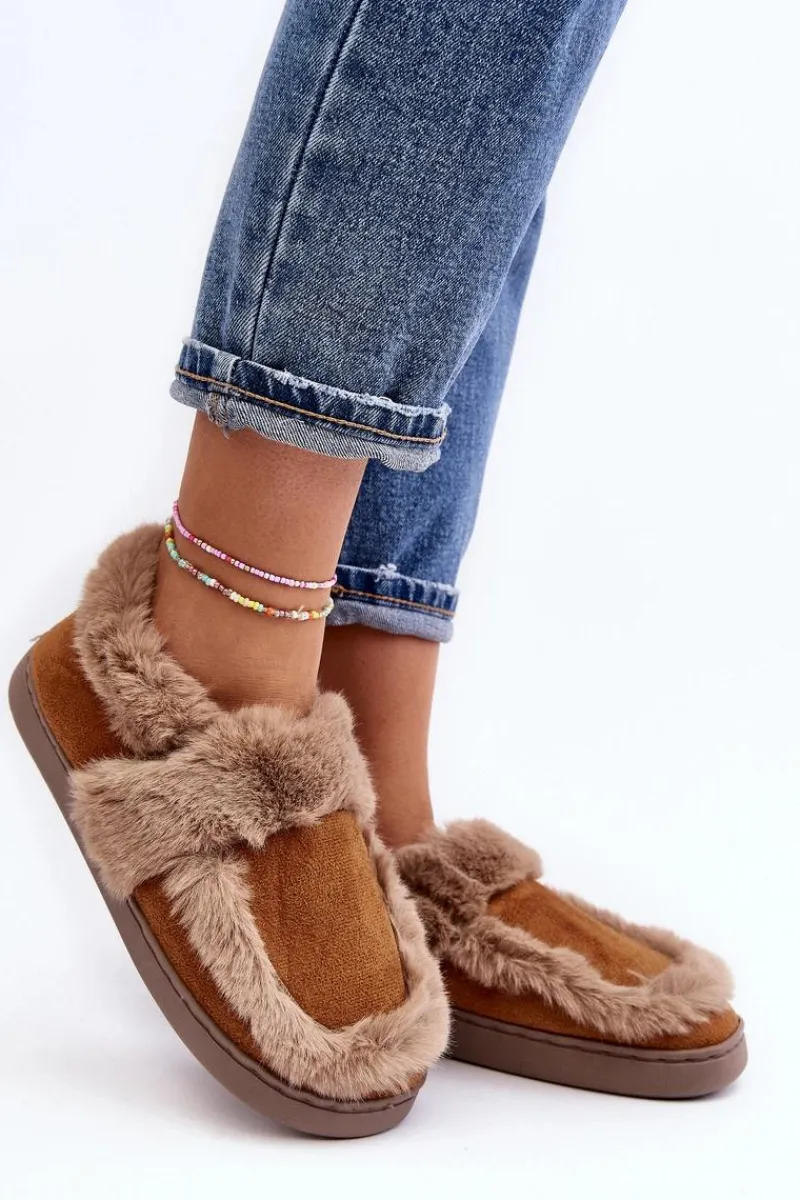 Online Boto Damskie Kapcie Z Futerkiem Camel Sailey