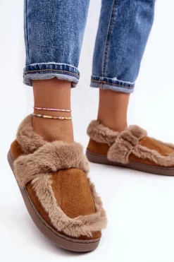 Online Boto Damskie Kapcie Z Futerkiem Camel Sailey