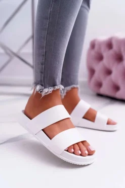 Online Damskie Klapki Białe Viane Damskie Klapki Sportowe|Klapki Damskie Klasyczne