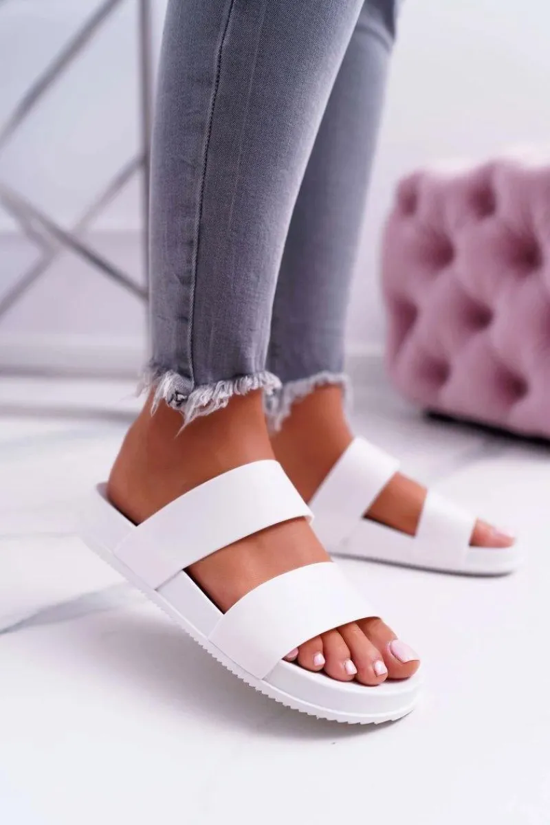 Online Damskie Klapki Białe Viane Damskie Klapki Sportowe|Klapki Damskie Klasyczne