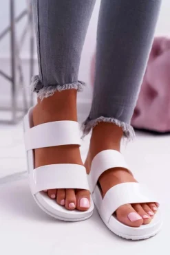 Online Damskie Klapki Białe Viane Damskie Klapki Sportowe|Klapki Damskie Klasyczne