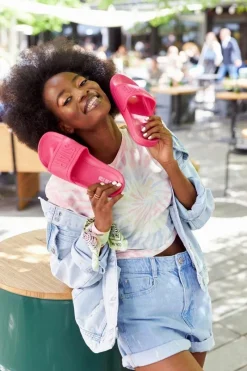 Klapki Damskie Big Star|Klapki Damskie Klasyczne>Big Star Shoes Damskie Klapki Big Star HH274A039 Fuksja