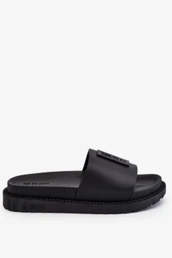 Klapki Sportowe|Klapki Damskie Big Star></noscript>Big Star Shoes Damskie Klapki Big Star LL274429 Czarne Czarny