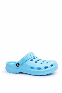 Klapki Damskie Klasyczne>Boto Damskie Klapki Błękitne Piankowe EVA