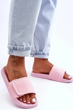 Klapki Sportowe|Klapki Damskie Klasyczne>4F Damskie Klapki SS23FFLIF070-56S Różowe