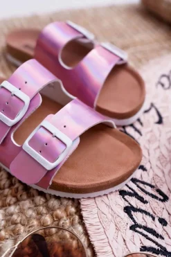 Outlet Damskie Klapki Fioletowe Big Star DD274136 Damskie Klapki Damskie Big Star|Klapki Damskie Klasyczne