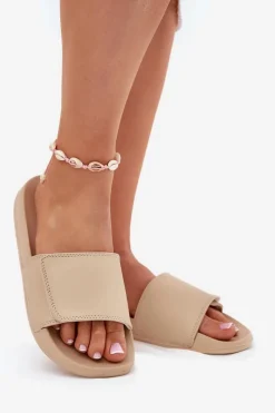 Sale 4F Damskie Klapki MM00FFLIF031A-83S Beżowe Beżowy