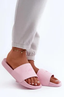 Clearance 4F Damskie Klapki MM00FFLIF044A-56S Różowe Różowy