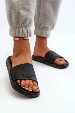 Best Damskie Klapki MM00FFLIF045-20S Czarne Damskie Klapki Sportowe|Klapki Damskie Klasyczne