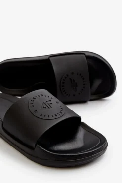 Best Damskie Klapki MM00FFLIF045-20S Czarne Damskie Klapki Sportowe|Klapki Damskie Klasyczne