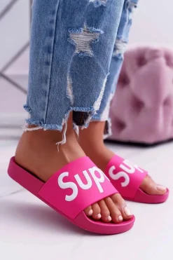 Klapki Sportowe|Klapki Damskie Klasyczne>Boto Damskie Klapki Fuksja Super Losaria