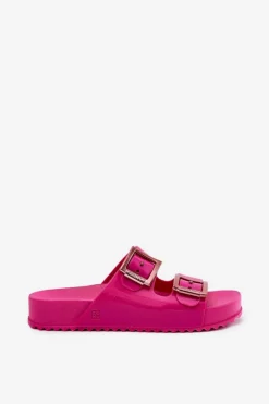 Clearance ZAXY Damskie Klapki Gładkie Pachnące NN285093 Fuksja Różowy