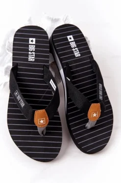 Klapki Damskie Big Star|Klapki Damskie Japonki>Big Star Shoes Damskie Klapki Japonki Big Star DD274A247 Czarne