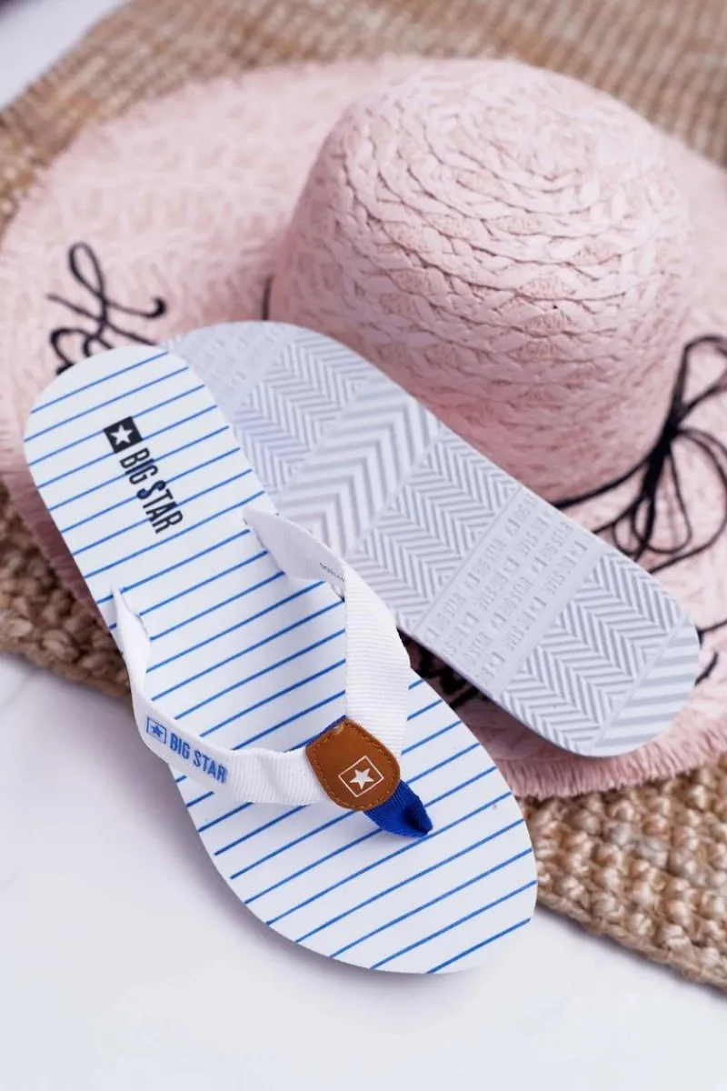 Klapki Damskie Big Star|Klapki Damskie Japonki>Big Star Shoes Damskie Klapki Japonki Big Star DD274A245 Białe