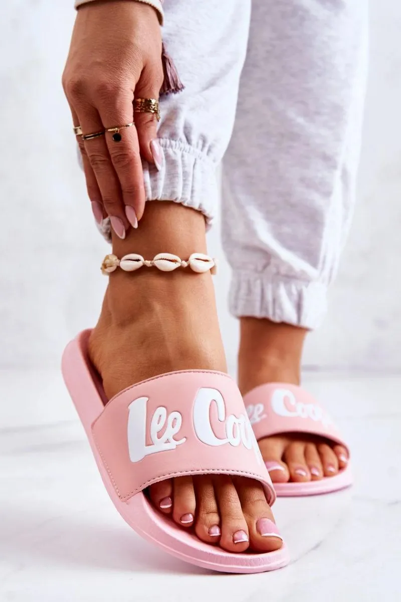 Best Damskie Klapki LCW-22-42-0998 Różowe Damskie Klapki Damskie Klasyczne