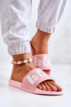 Best Damskie Klapki LCW-22-42-0998 Różowe Damskie Klapki Damskie Klasyczne