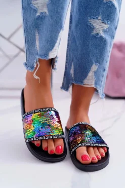 Klapki Damskie Klasyczne><noscript><img width=