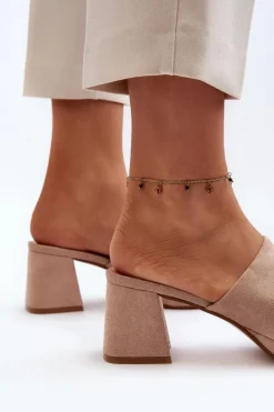 Klapki Na Obcasie|Klapki Damskie Klasyczne><noscript><img width=