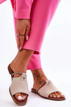 Klapki Damskie Klasyczne><noscript><img width=