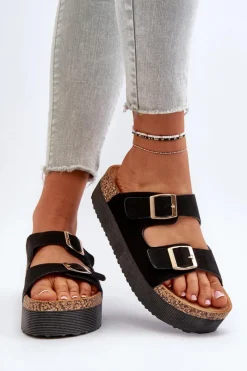 Klapki Korkowe|Klapki Damskie Klasyczne><noscript><img width=