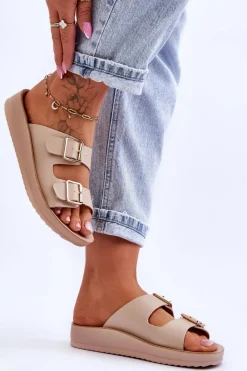 Klapki Na Platformie|Klapki Damskie Klasyczne><noscript><img width=