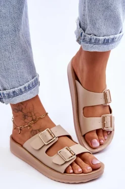 Klapki Na Platformie|Klapki Damskie Klasyczne><noscript><img width=