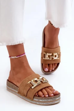 Klapki Na Platformie|Klapki Damskie Klasyczne><noscript><img width=