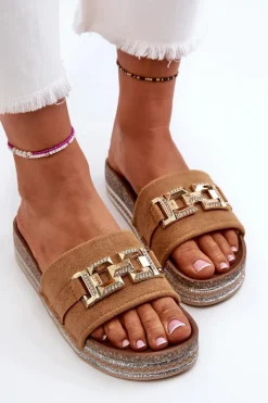 Klapki Na Platformie|Klapki Damskie Klasyczne><noscript><img width=