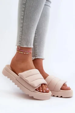 Klapki Damskie Big Star|Klapki Na Platformie><noscript><img width=