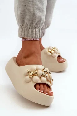 Klapki Na Platformie|Klapki Damskie Klasyczne><noscript><img width=