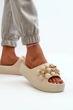 Klapki Na Platformie|Klapki Damskie Klasyczne><noscript><img width=