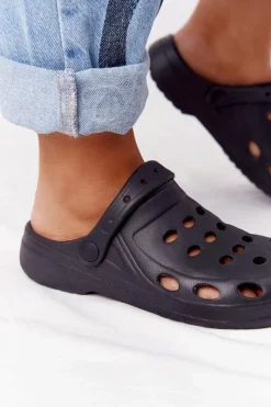 Hot Boto Damskie Klapki Sandały Lekkie Czarne Piankowe EVA Czarny