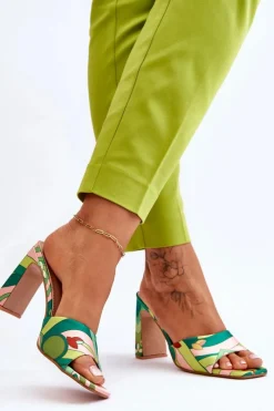 Klapki Na Obcasie|Klapki Damskie Klasyczne><noscript><img width=