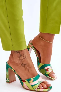 Klapki Na Obcasie|Klapki Damskie Klasyczne><noscript><img width=