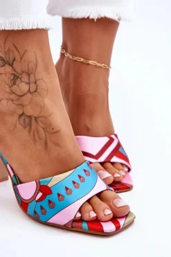 Klapki Na Obcasie|Klapki Damskie Klasyczne><noscript><img width=