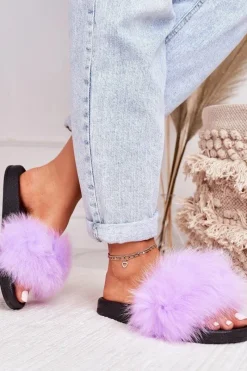 Klapki Z Futerkiem|Klapki Damskie Klasyczne><noscript><img width=