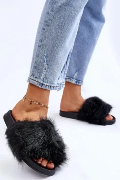 Klapki Z Futerkiem|Klapki Damskie Klasyczne><noscript><img width=