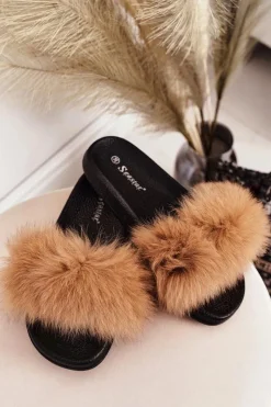 Klapki Z Futerkiem|Klapki Damskie Klasyczne><noscript><img width=