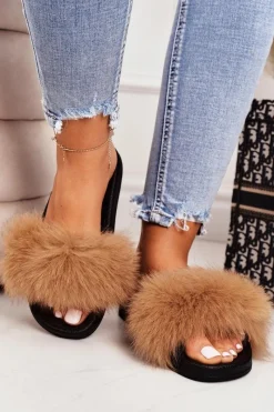 Klapki Z Futerkiem|Klapki Damskie Klasyczne><noscript><img width=