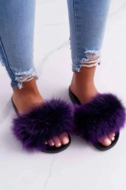 Klapki Z Futerkiem|Klapki Damskie Klasyczne><noscript><img width=