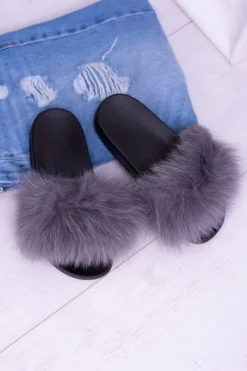 Klapki Z Futerkiem|Klapki Damskie Klasyczne><noscript><img width=