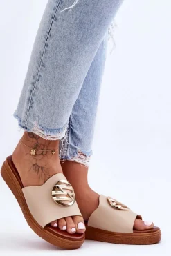 Klapki Na Platformie|Klapki Damskie Klasyczne><noscript><img width=